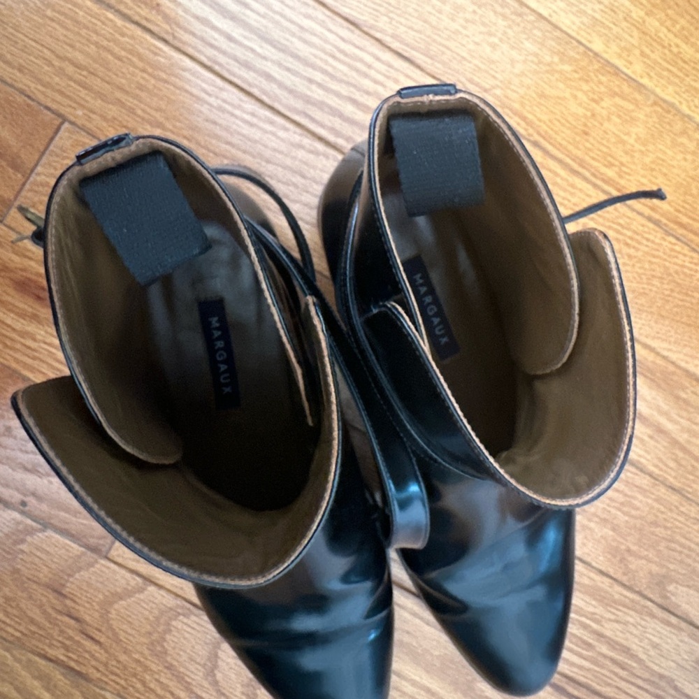 Margaux Black Leather Jodhpur Boots Made in Spain - Picture 7 of 7